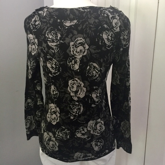 Elle Long sleeve flowered blouse - Picture 4 of 8